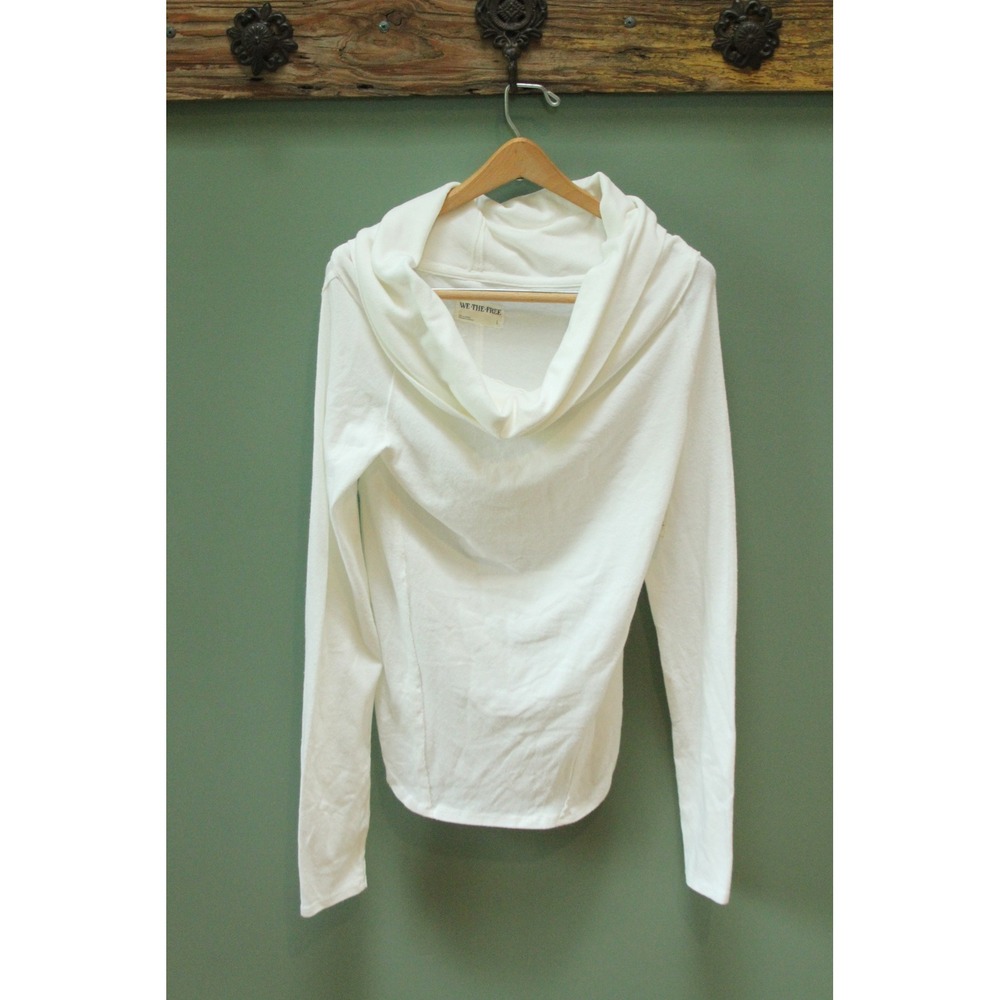 NEW Free People‎ We the Free Iris Ivory Layering Top Relaxed Fit Size L
